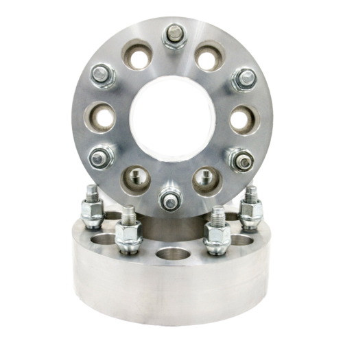 6x135 CHEVROLET | 87.1mm Bore USA Wheel Spacer Adapters 14x1.5 Lug Studs x 2pcs.