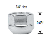 Low Pro Lug Nuts 12x1.5 Open End Bulge Conical Seat 12 x 1.5 Lugnuts x 32 pieces