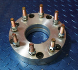 6x135 to 8x200 US Made 1pc Wheel Adapters 1.5" thick 87.1 bore 14x1.5 Studs x 2