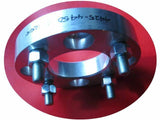 4x104 to 4x4.5 / 4x114.3 US Wheel Adapters 1" Thick 71mm bore 12x1.5 Studs x 2